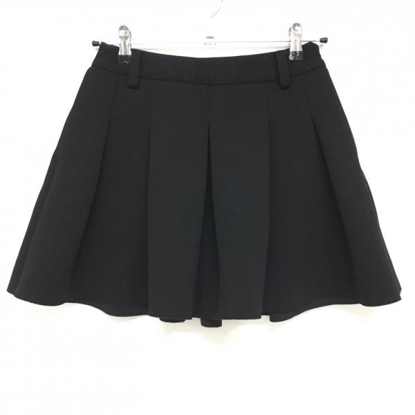 Jack Bunny!!（ジャックバニー） スカート 黒 無地 ダンボールニット調