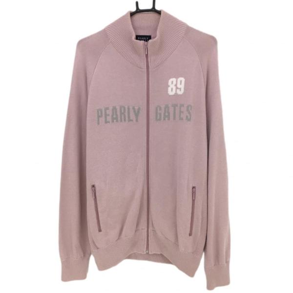 PEARLY GATES - パーリーゲイツ/【新品】高機能ニットジャケット/5 PEARLY GATES パーリーゲイツ ニットジャケット ピンク×ライト