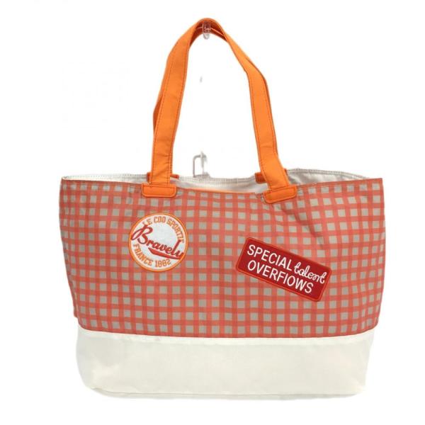 LE COQ SPORTIF ゴルフホワイトトートバッグ le coq sportif GOLF ルコックスポルティフ ゴルフ レディース