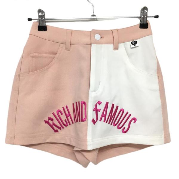 MARK&LONAネイビーキュロット　　36 MARK&LONA マークアンドロナ キュロットスカート ネイビー×黒