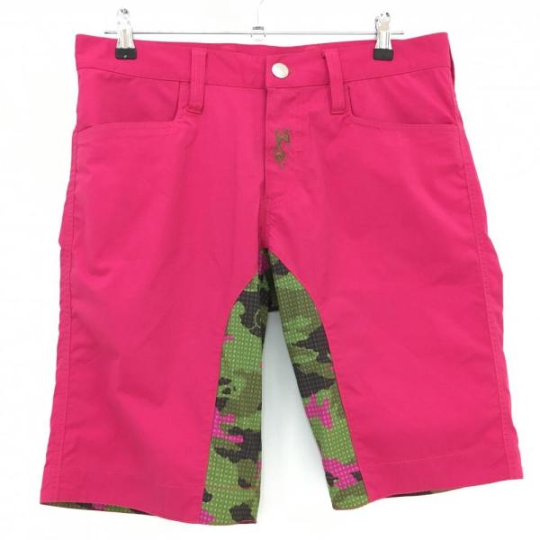 超美品】ダンスウィズドラゴン ハーフパンツ ピンク×グリーン 一部迷彩