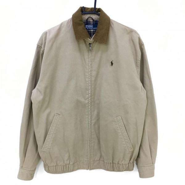 美品】ポロbyラルフローレン ジャケットブルゾン ベージュ 内側