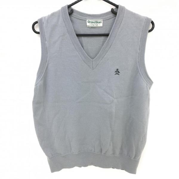 Munsingwear - Munsingwear ボタン ウール ニット ベスト トップス LB メンズ MUNSINGWEAR】マンシングウエア ニットベスト ウール100% 赤 L