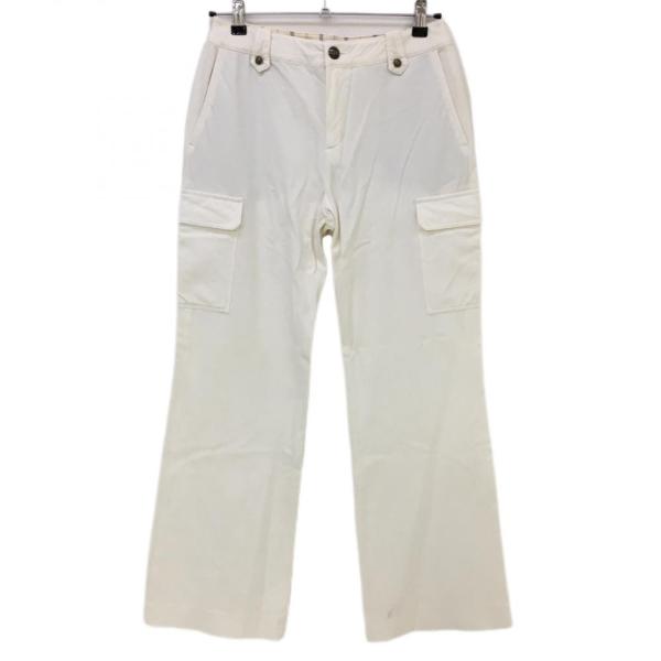 【未使用品】23区GOLF レディース ゴルフホワイトパンツ　春夏 23区GOLF 23区 パンツ 白 ウエスト内側ストライプ レディース W67
