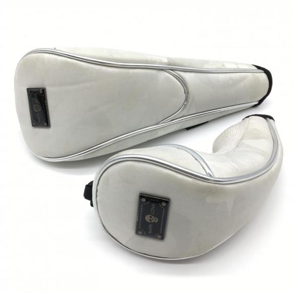 マークアンドロナ ヘッドカバー 2点セット FW UT ライトグレー 迷彩  