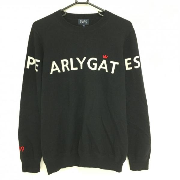 PEARLY GATES 【美品】パーリーゲイツ セーター 黒×白 カシミヤ PEARLY GATES 【美品】パーリーゲイツ セーター 黒×白 カシミヤ