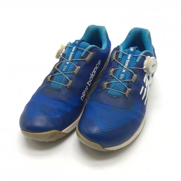 New Balance（ニューバランス） ゴルフシューズ ブルー×白 ボア