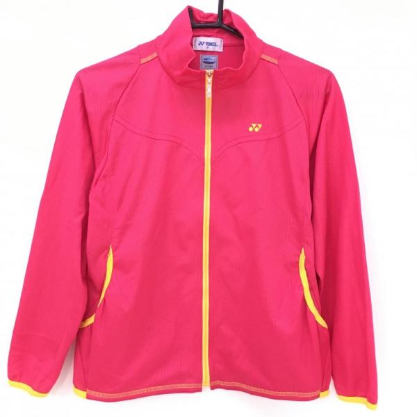 ヨネックス メッシュブルゾン レッド×イエロー VERY COOL レディース M ゴルフウェア YONEX（美品）