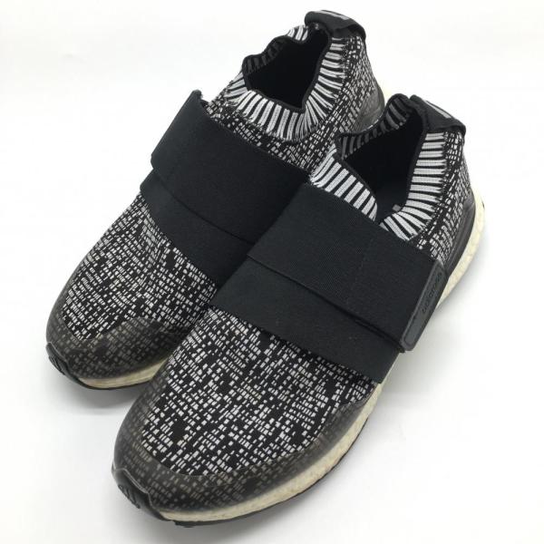美品】アディダス ゴルフシューズ 黒×白 F33733 クロスニット2.0