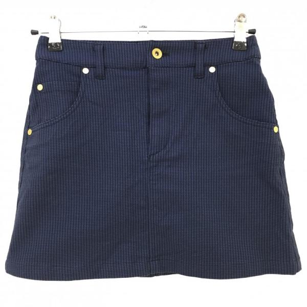 St ANDREWS セントアンドリュース スカート ネイビー 織生地 コットン