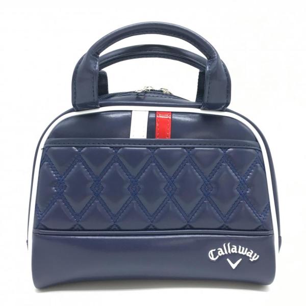 美品 Callaway カートバッグ 白 ネイビー 赤 14分割 大容量 attractive