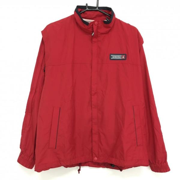 Munsingwear マンシングウェア ジャケットブルゾン レッド Munsingwear マンシングウェア ジャケットブルゾン レッド