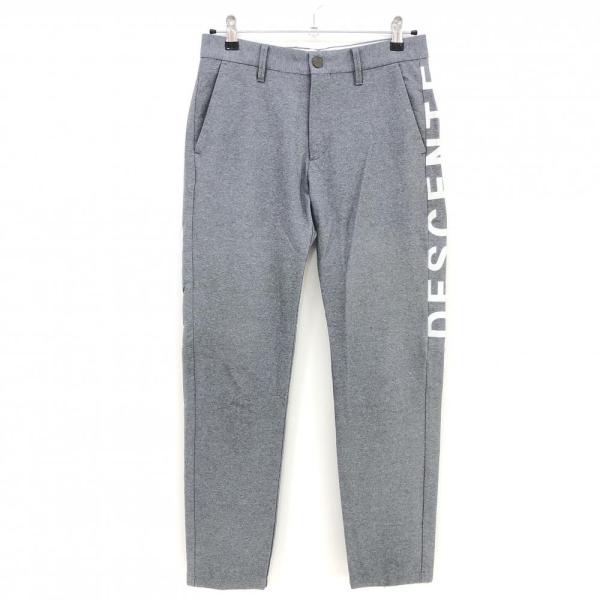 DESCENTE GOLF パンツ XO XL ライトグレー 日本代表モデル DESCENTE GOLF デサントゴルフ パンツ グレー サイドロゴ 中田英寿