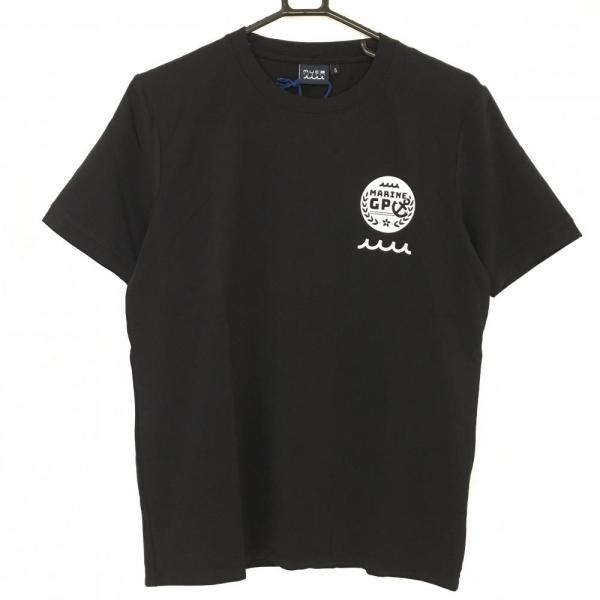 新品】ムータマリン Tシャツ 黒×白 バックロゴプリント メンズ 5