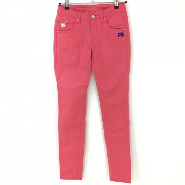 ［未使用品］パーリーゲイツ レディース春夏物パンツ 薄ピンク サイズ0 未使用品］パーリーゲイツ レディース春夏物パンツ 薄ピンク