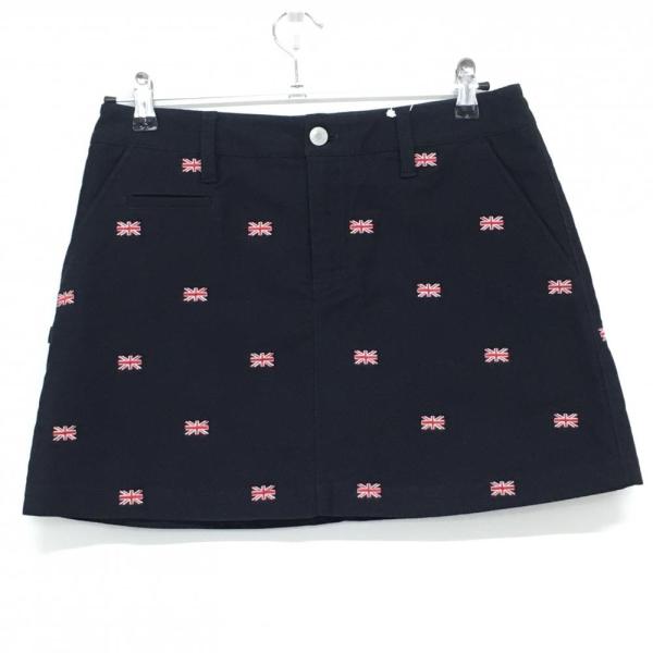 新品　Jack Bunny ネイビー スカート ドラえもん】2WAYストレッチツイル総柄スカート | Jack Bunny