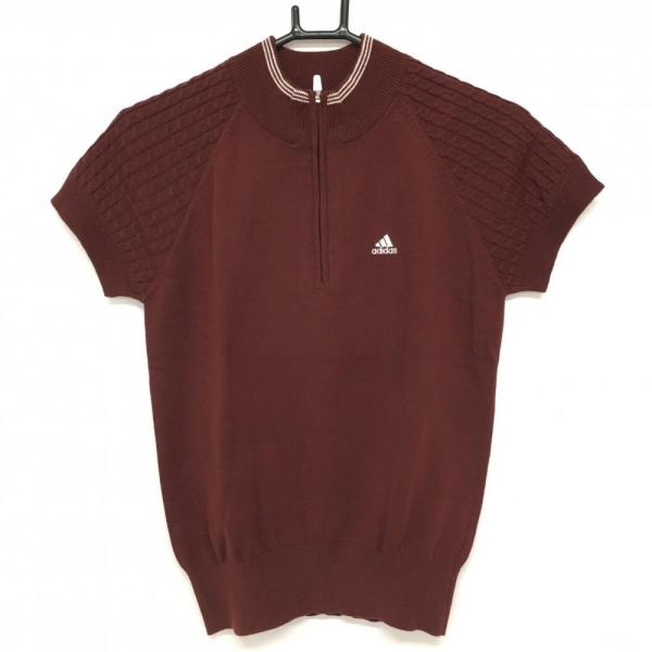 新品】サウスケープゴルフウェア ハイネック 花モチーフ⚫︎トップス