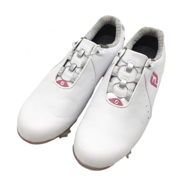 FootJoy（フットジョイ） ゴルフシューズ 白×ピンク 99069J ボア