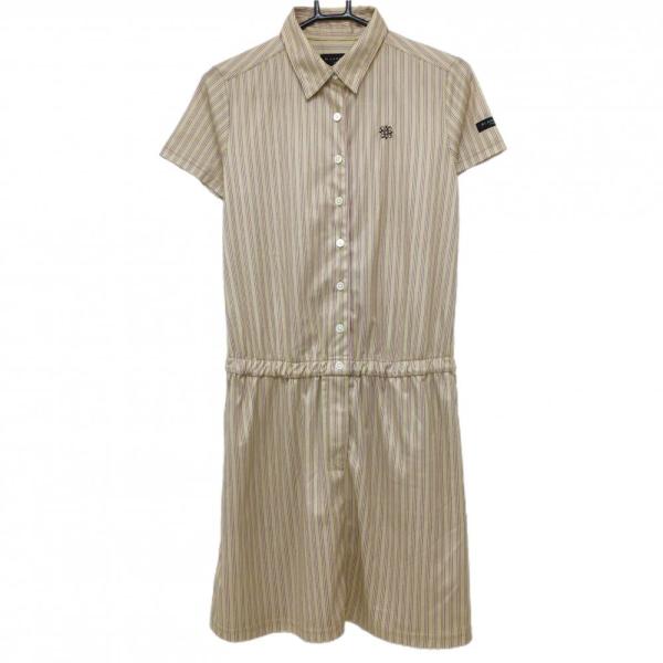 St ANDREWS セントアンドリュース 半袖ポロワンピース ベージュ St ANDREWS セントアンドリュース 半袖ポロワンピース ベージュ