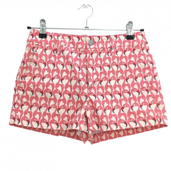 Jack Bunny!! ジャックバニー ショートパンツ ピンク×レッド 鳥 Jack Bunny!! ジャックバニー ショートパンツ ピンク×レッド 鳥