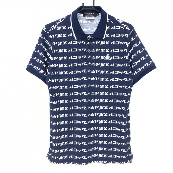 LE COQ SPORTIF 長袖ポロシャツ ネイビー/レッド/ホワイト　4L LE COQ SPORTIF 長袖ポロシャツ ネイビー/レッド/ホワイト 4L