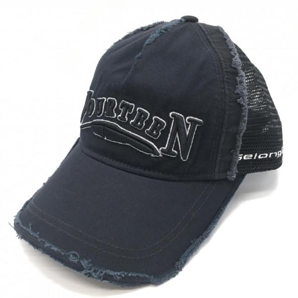 【新品】ホーンガーメント　ゴルフ　キャップ　黒　フリーサイズ 新品】ホーンガーメント ゴルフ キャップ 黒 フリーサイズ