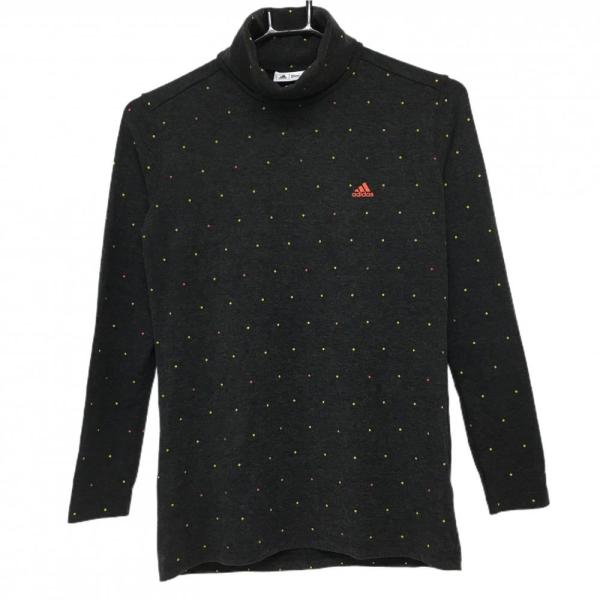 adidas 長袖トップス ハイネック Mサイズ 黒 ブラック adidas 長袖トップス ハイネック Mサイズ 黒 ブラック adidas