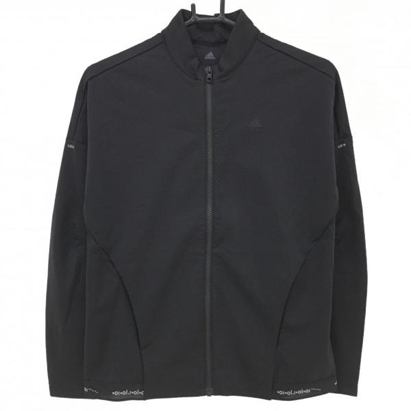 adidas　黒キルティングジャケット レディース　L　アディダス　ゴルフウェア adidas 黒キルティングジャケット レディース L アディダス