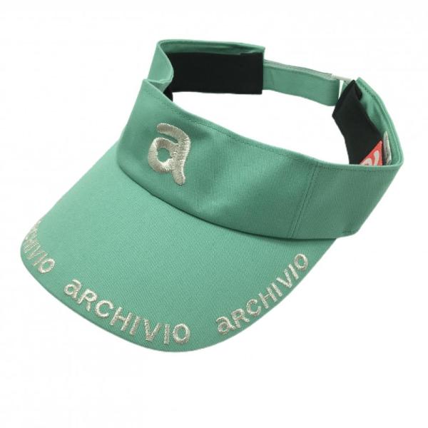 お値下げ　アルチビオ ホワイトサンバイザー ロゴ付き アルチビオ ロゴサンバイザー A310819（ホワイト） | レディース