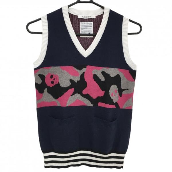 新品・MARK & LONA レディースニットベスト ゴルフ ニット・ニットベスト(レディース) │ MARK & LONA 公式