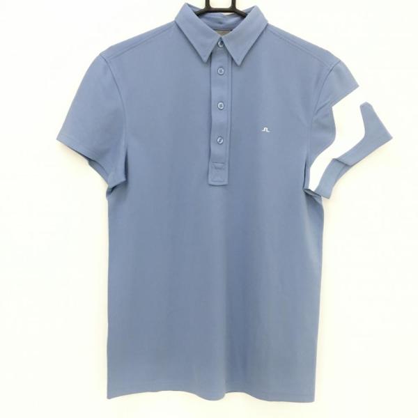 新品】ジェイリンドバーグ 半袖ポロシャツ ライトブルー×白 FIELD