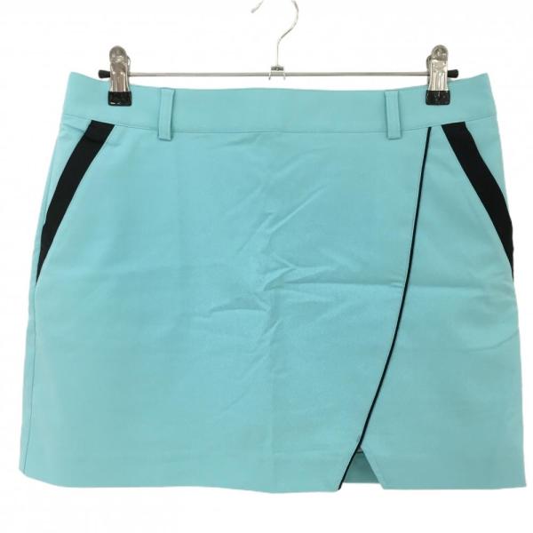 超美品】テーラーメイド スカート ライトブルー×黒 バックロゴ 内側