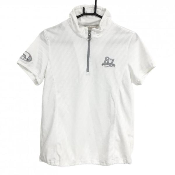 値下げ！【新品】アダバット　ゴルフ　レディース　サイズ38 ハイネック　グレー ハイネックシャツ レディース アダバット adabat 2025 秋冬 新作