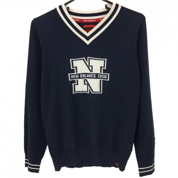 New Balance ニットセーター ネイビー NEW BALANCE GOLF ニューバランス ニットセーター ネイビー系