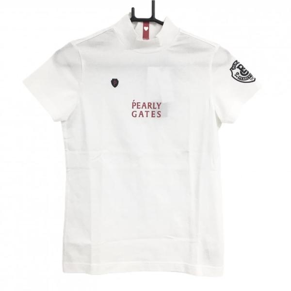 PEARLY GATES 【新品】パーリーゲイツ 半袖ハイネックシャツ 白 PEARLY GATES 【新品】パーリーゲイツ 半袖ハイネックシャツ 白