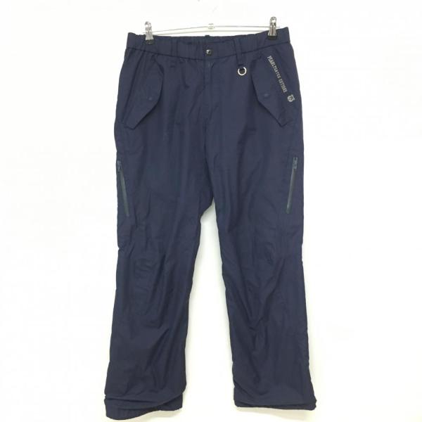 パーリーゲイツ パンツ ネイビー 蓄熱裏地 裏微起毛 メンズ 6(XL