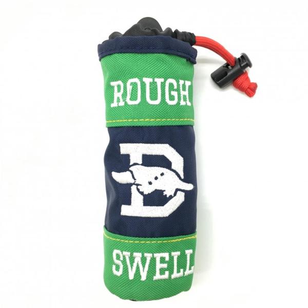 超美品】ラフアンドスウェル ボールケース グリーン×ネイビー カラビナ