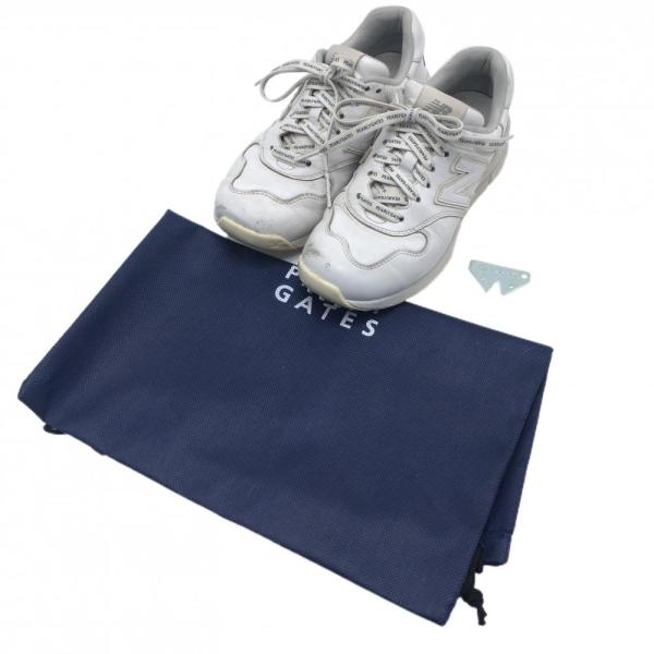 ニューバランス×パーリーゲイツ ゴルフシューズ 白×ネイビー UGS1400P