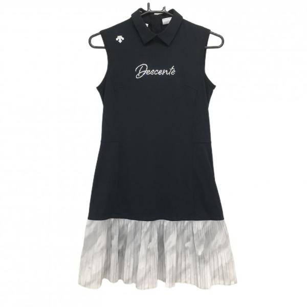 DESCENTE GOLF 【超美品】デサントゴルフ 襟付ノースリーブワンピース