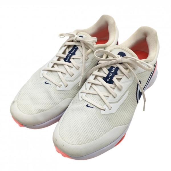 【美品】NIKE GOLF DM8446-041 ナイキ　ゴルフシューズ NIKE（ナイキ） 【美品】ナイキ ゴルフシューズ オフホワイト×ネイビー