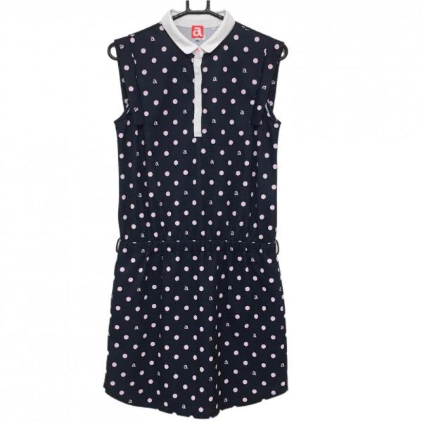 お値下げ!!アルチビオ☆ノースリーブ☆サイズ40L archivio アルチビオ ノースリーブワンピース ネイビー