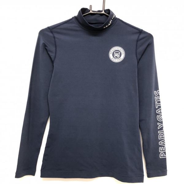 PEARLY GATES ストライプ ハイネックシャツ PEARLY GATES