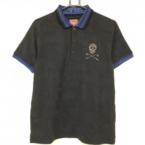 MARK & LONA 半袖ポロシャツ ダークグレー MARK&LONA 【美品】マークアンドロナ 半袖ポロシャツ