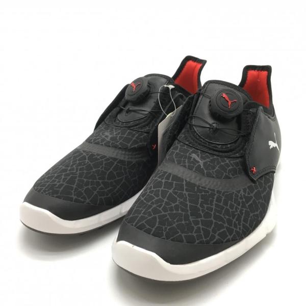 PUMA 【新品】プーマ ゴルフシューズ 黒×グレー 190169