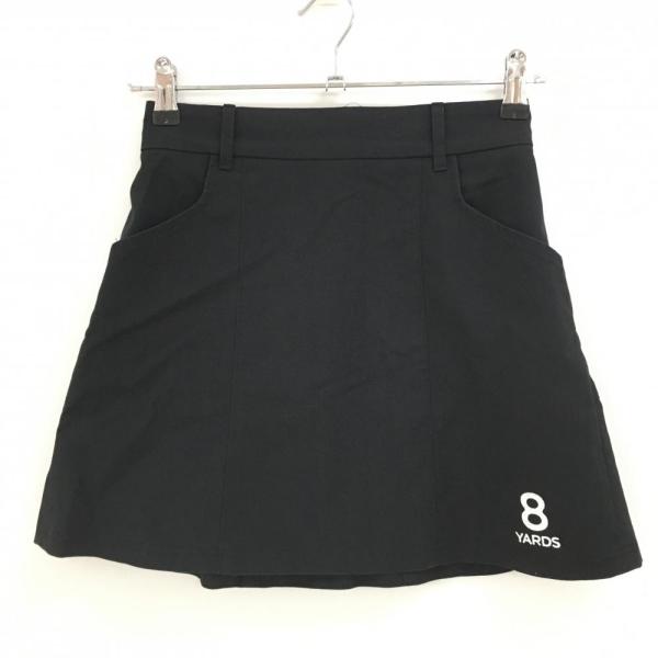 超美品】ハチヤーズ スカート 黒 ロゴ刺しゅう レディース S 超美品】ハチヤーズ スカート 黒 ロゴ刺しゅう レディース S