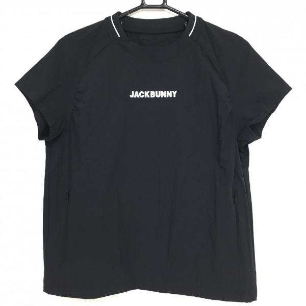 Jack Bunny!! 【超美品】ジャックバニー 半袖スニード 黒×白 裾 Jack Bunny!! 【超美品】ジャックバニー 半袖スニード 黒×白 裾