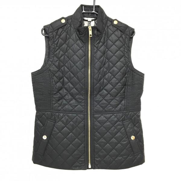 BURBERRY（バーバリー） 【美品】バーバリーブリット 中綿ベスト 黒 金