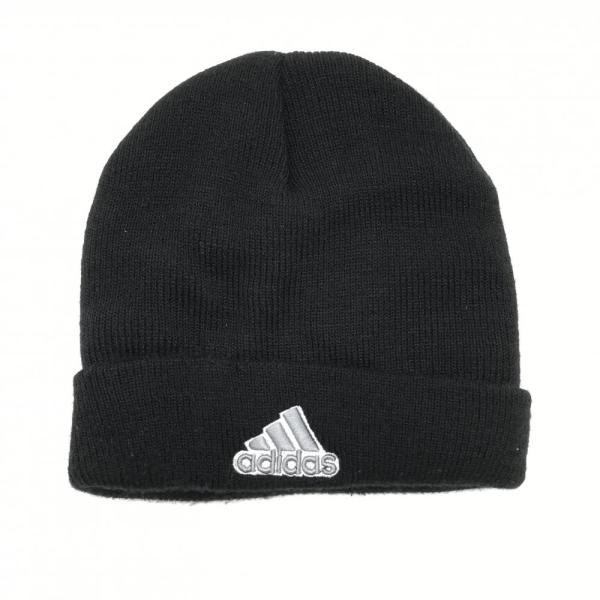 ブランド：adidasアイテム：中綿ニット帽表記サイズ：フリー(57-59cm)実寸サイズ：特徴・仕様：付属品：商品ランク：B+コメント：毛羽立ち