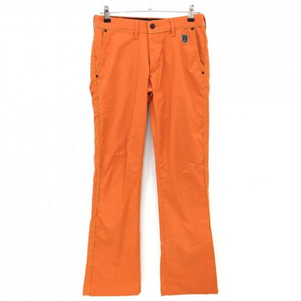 【超美品】エドウィンゴルフ パンツ オレンジ パイピングライン メンズ S ゴルフウェア EDWIN GOLF