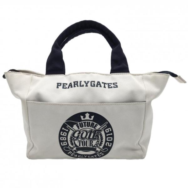 PEARLY GATES パーリーゲイツ カートバッグ 白×ダークネイビー PEARLY GATES パーリーゲイツ カートバッグ 白×ダークネイビー